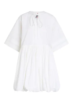 Pino textured cotton mini dress