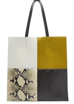 Piper patchwork leather tote bag