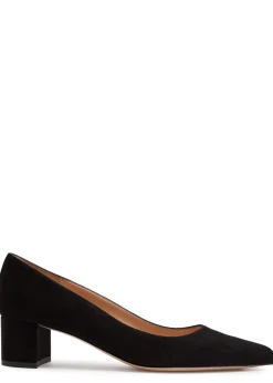 Piper 45 suede pumps