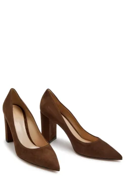 Piper 85 suede pumps