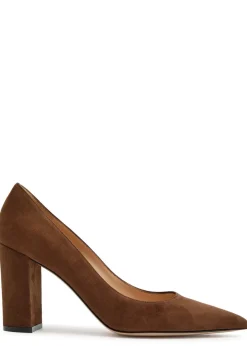 Piper 85 suede pumps