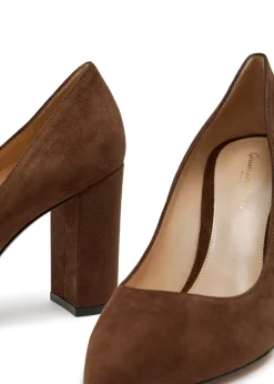 Piper 85 suede pumps