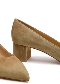 Piper 45 suede pumps