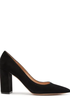 Piper 85 suede pumps