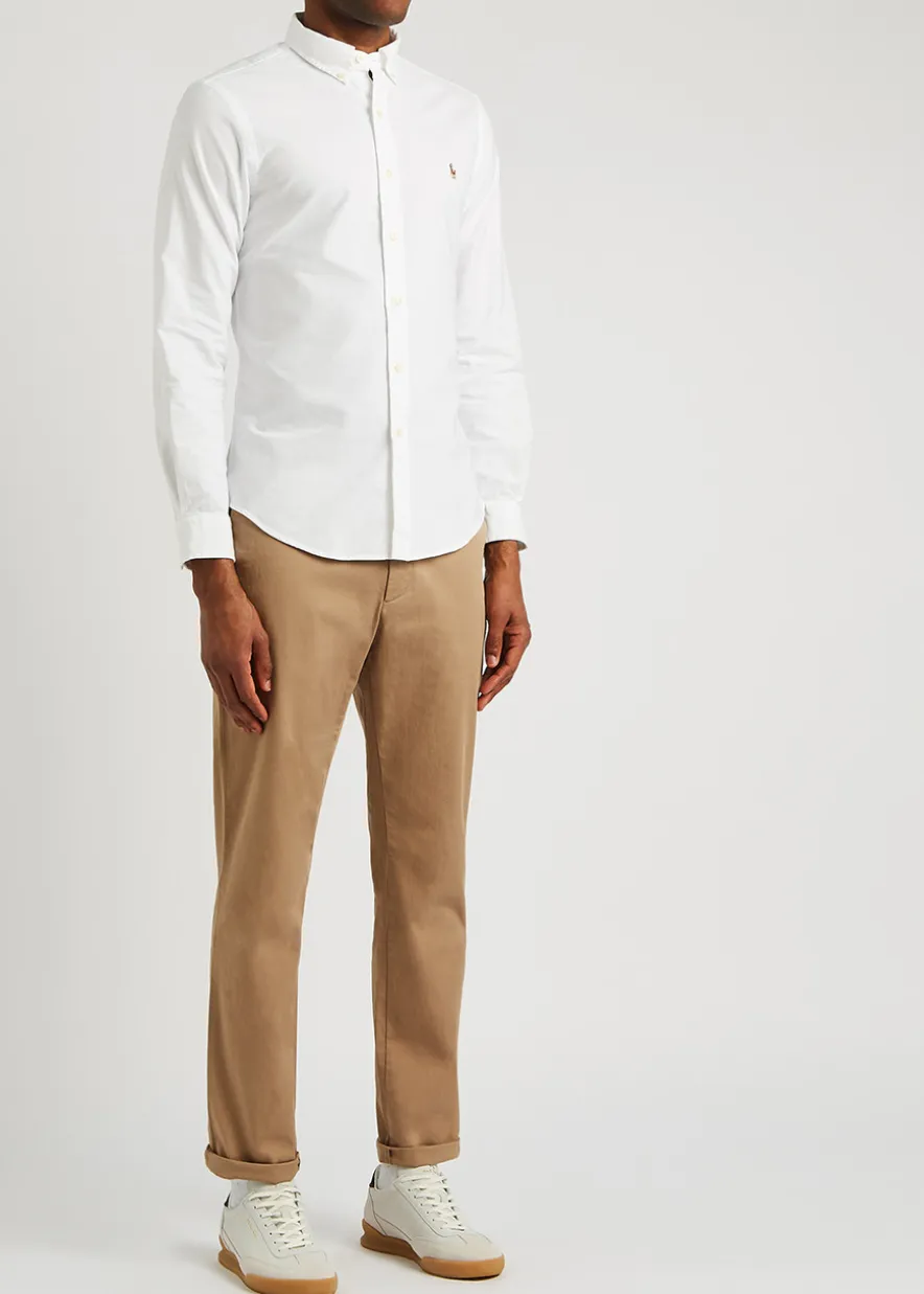 Piqué cotton Oxford shirt