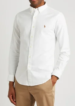 Piqué cotton Oxford shirt