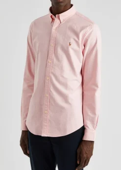 Piqué cotton Oxford shirt