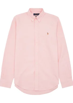 Piqué cotton Oxford shirt