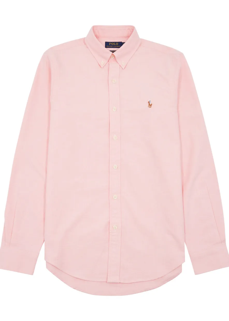 Piqué cotton Oxford shirt