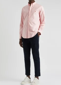 Piqué cotton Oxford shirt