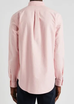 Piqué cotton Oxford shirt