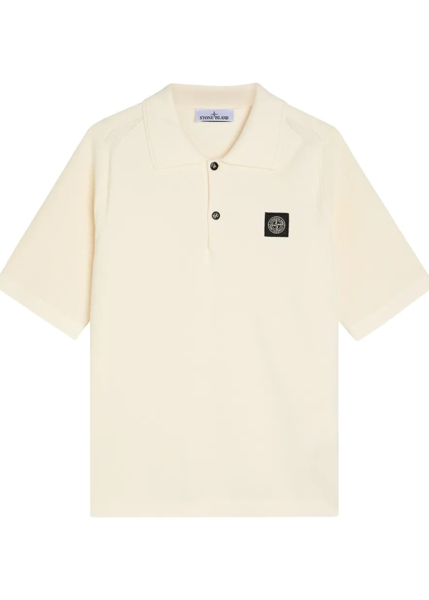 Piqué cotton polo shirt