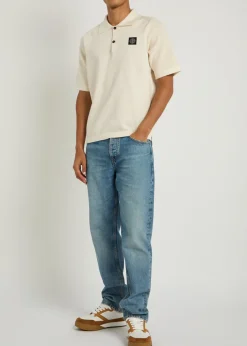 Piqué cotton polo shirt