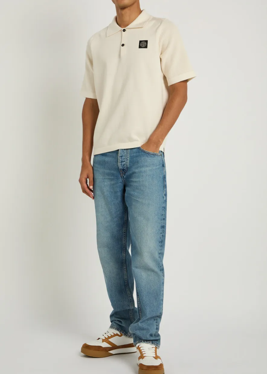 Piqué cotton polo shirt