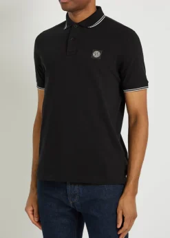 Piqué cotton polo shirt