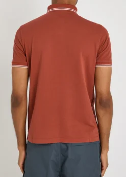 Piqué cotton polo shirt