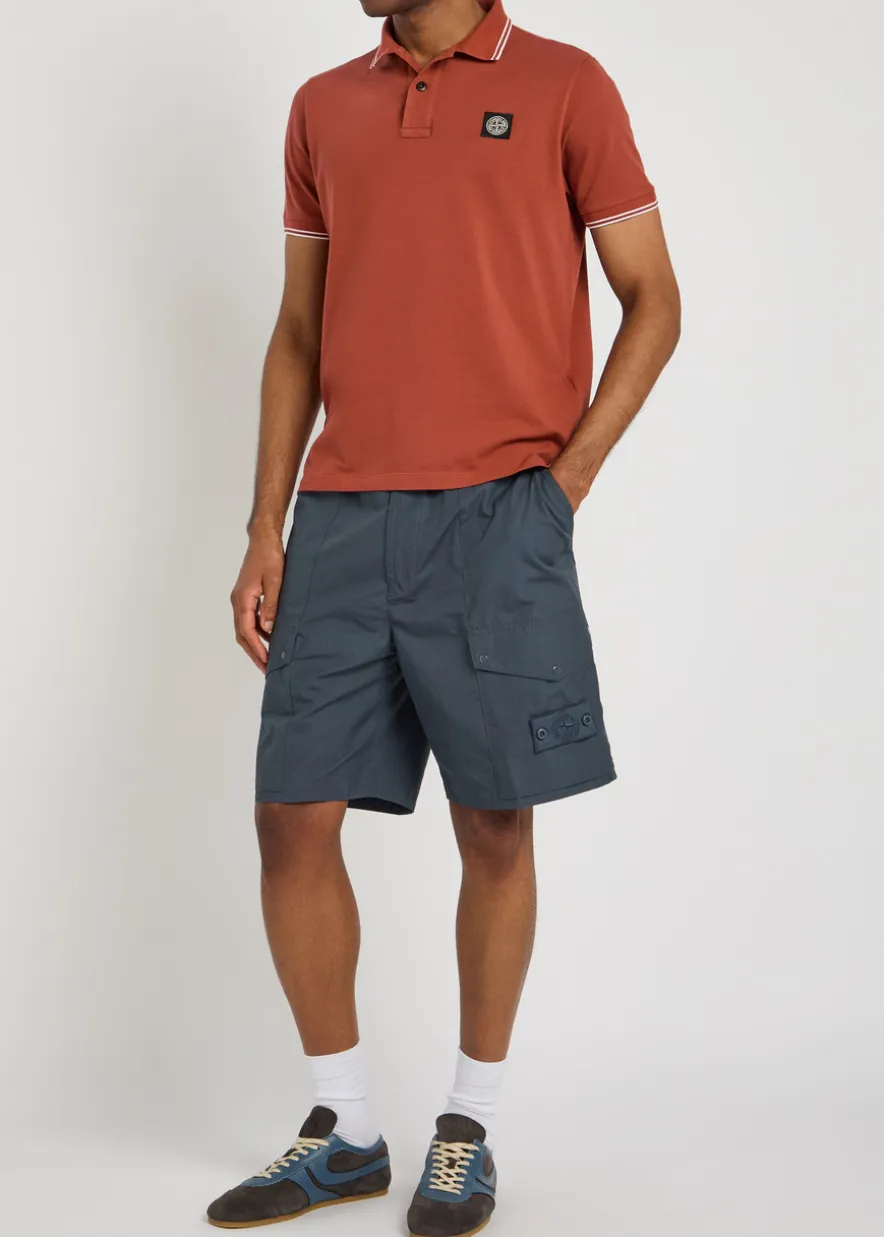 Piqué cotton polo shirt