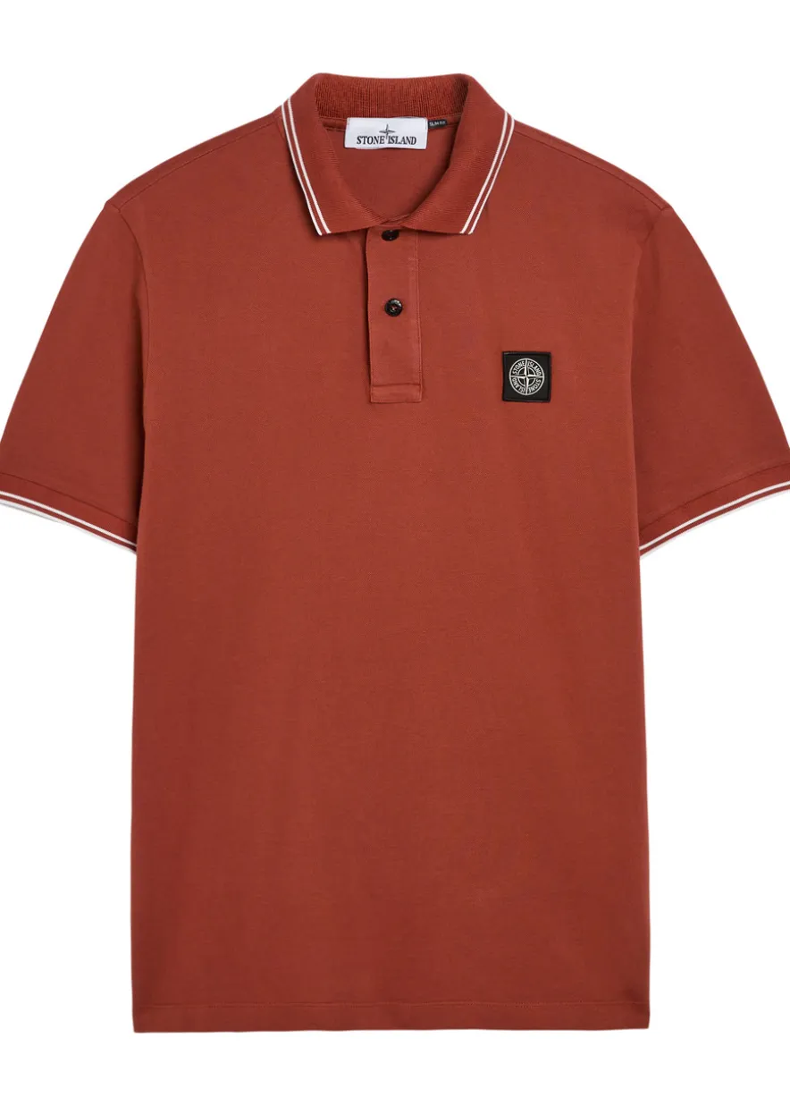 Piqué cotton polo shirt