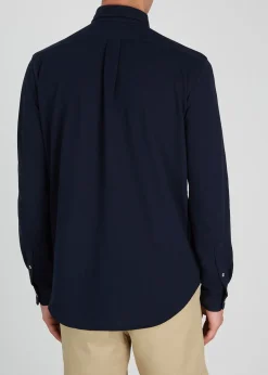 Piqué cotton shirt