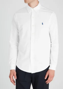 Piqué cotton shirt