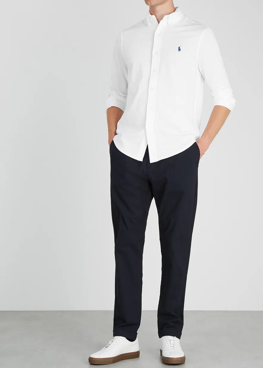 Piqué cotton shirt