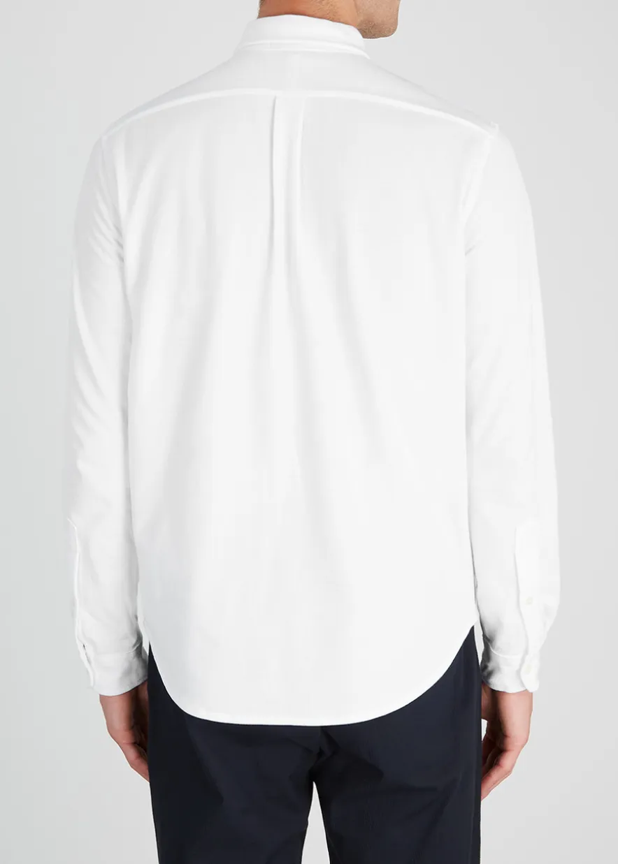 Piqué cotton shirt
