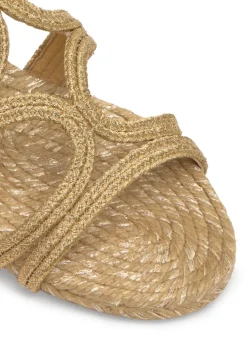 Pitra raffia sandals