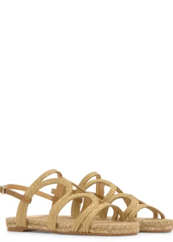 Pitra raffia sandals
