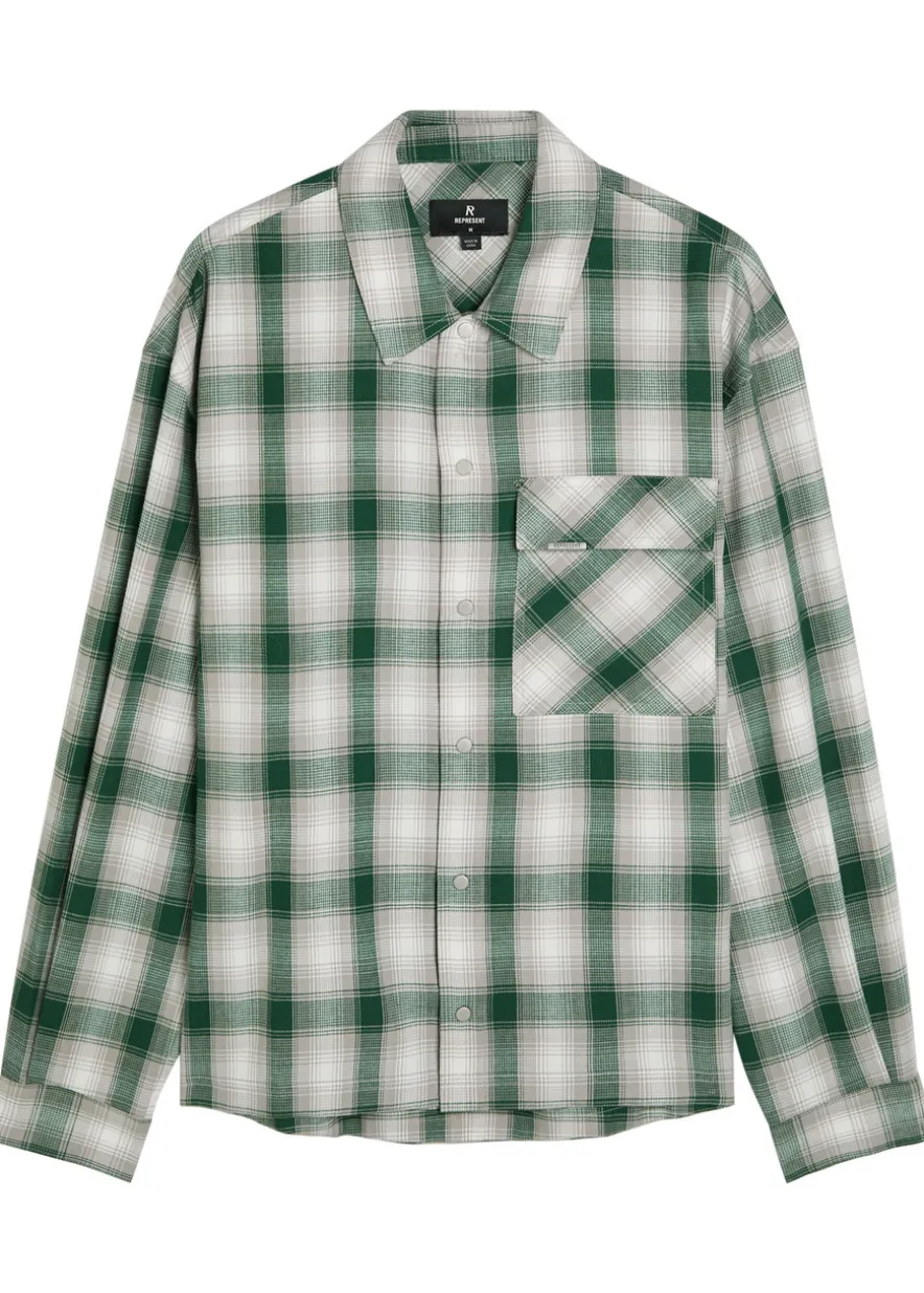 Plaid cotton shirt