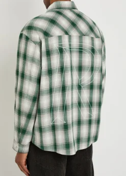 Plaid cotton shirt