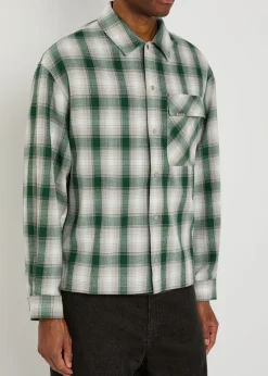 Plaid cotton shirt