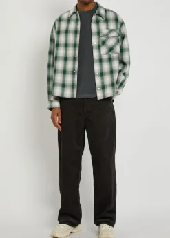 Plaid cotton shirt