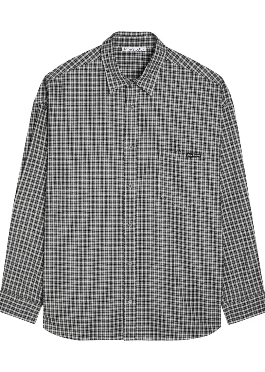 Plaid cotton shirt