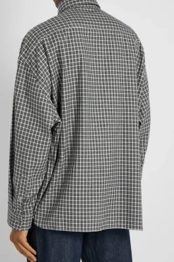 Plaid cotton shirt