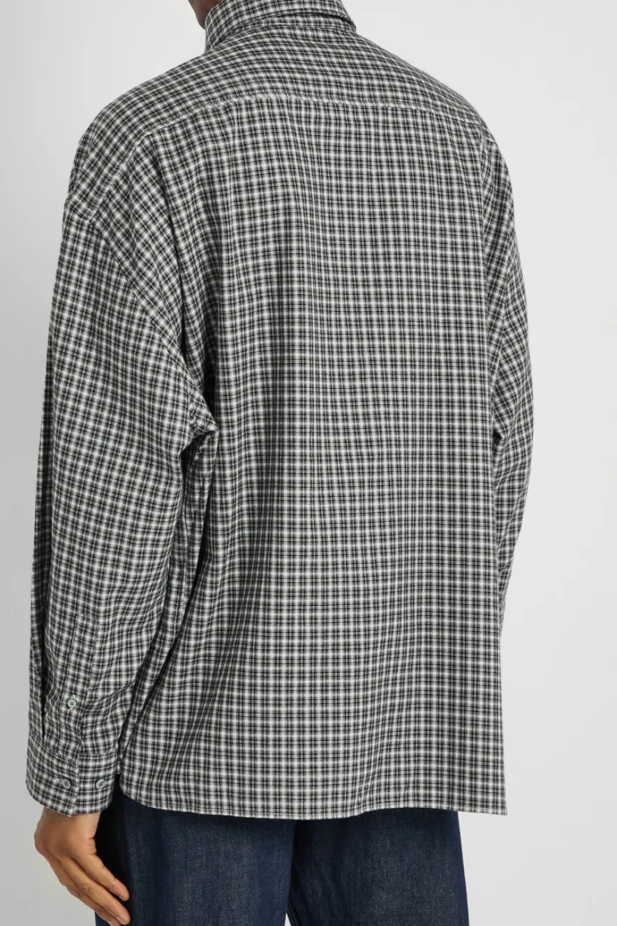 Plaid cotton shirt