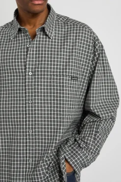 Plaid cotton shirt