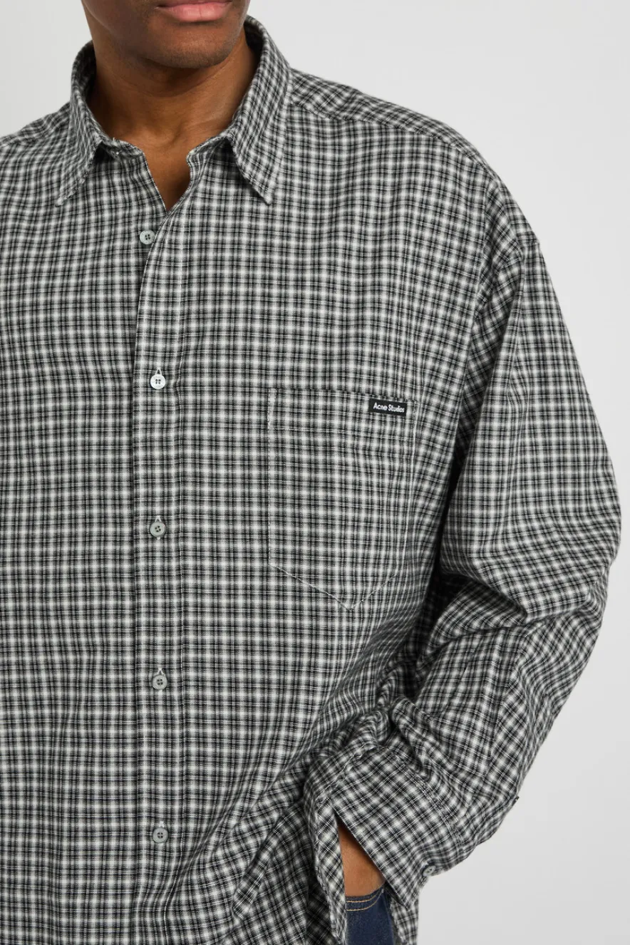 Plaid cotton shirt