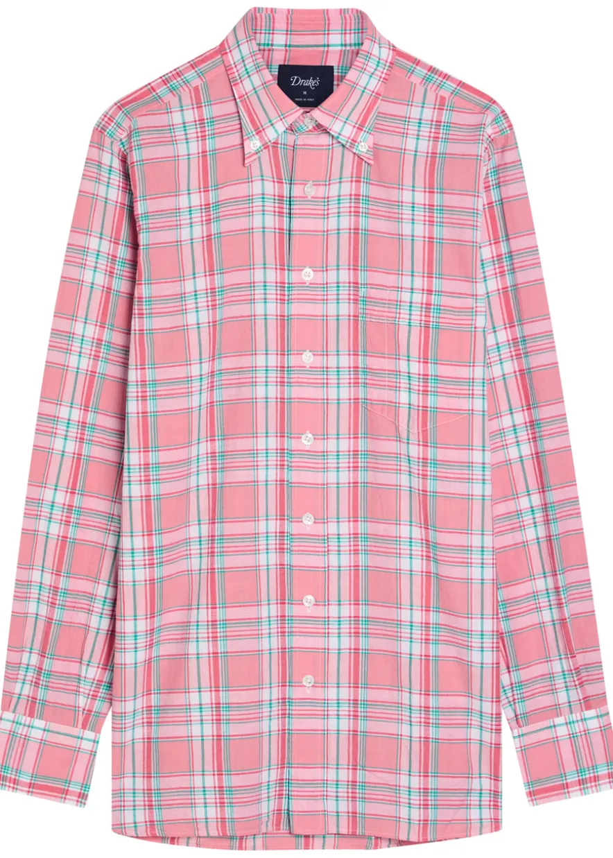 Plaid cotton shirt