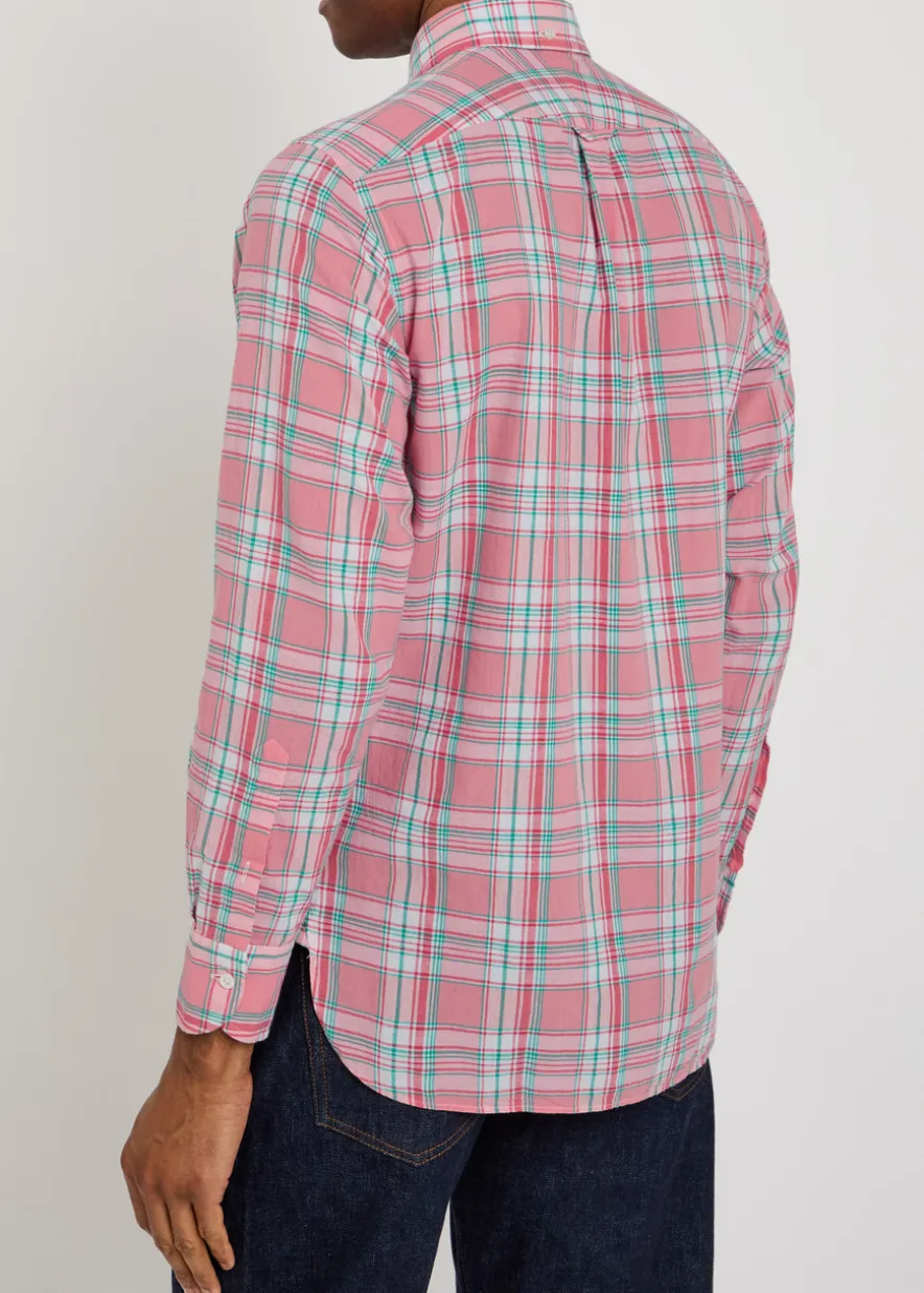 Plaid cotton shirt