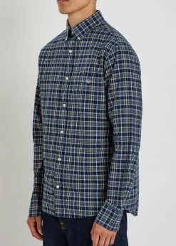 Plaid cotton shirt