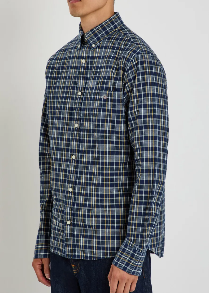 Plaid cotton shirt
