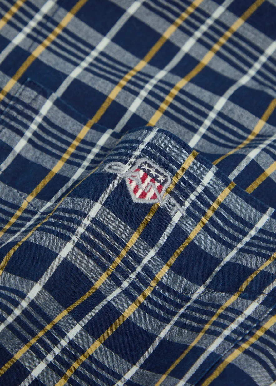Plaid cotton shirt