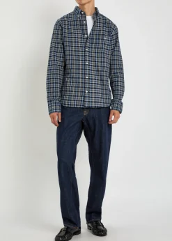 Plaid cotton shirt