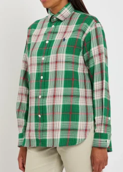 Plaid cotton shirt