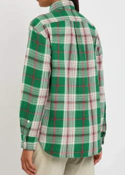 Plaid cotton shirt