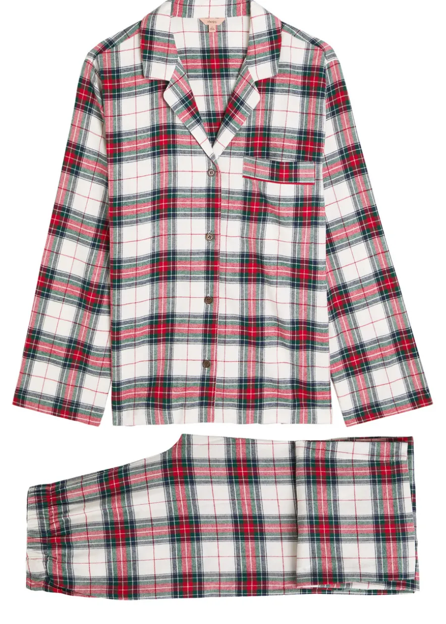 Plaid flannel pyjama set