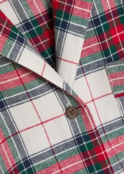 Plaid flannel pyjama set