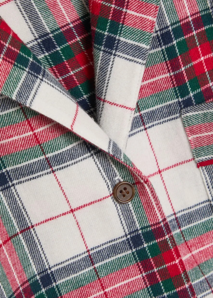 Plaid flannel pyjama set
