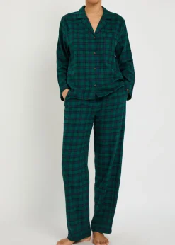 Plaid flannel pyjama set