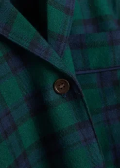 Plaid flannel pyjama set
